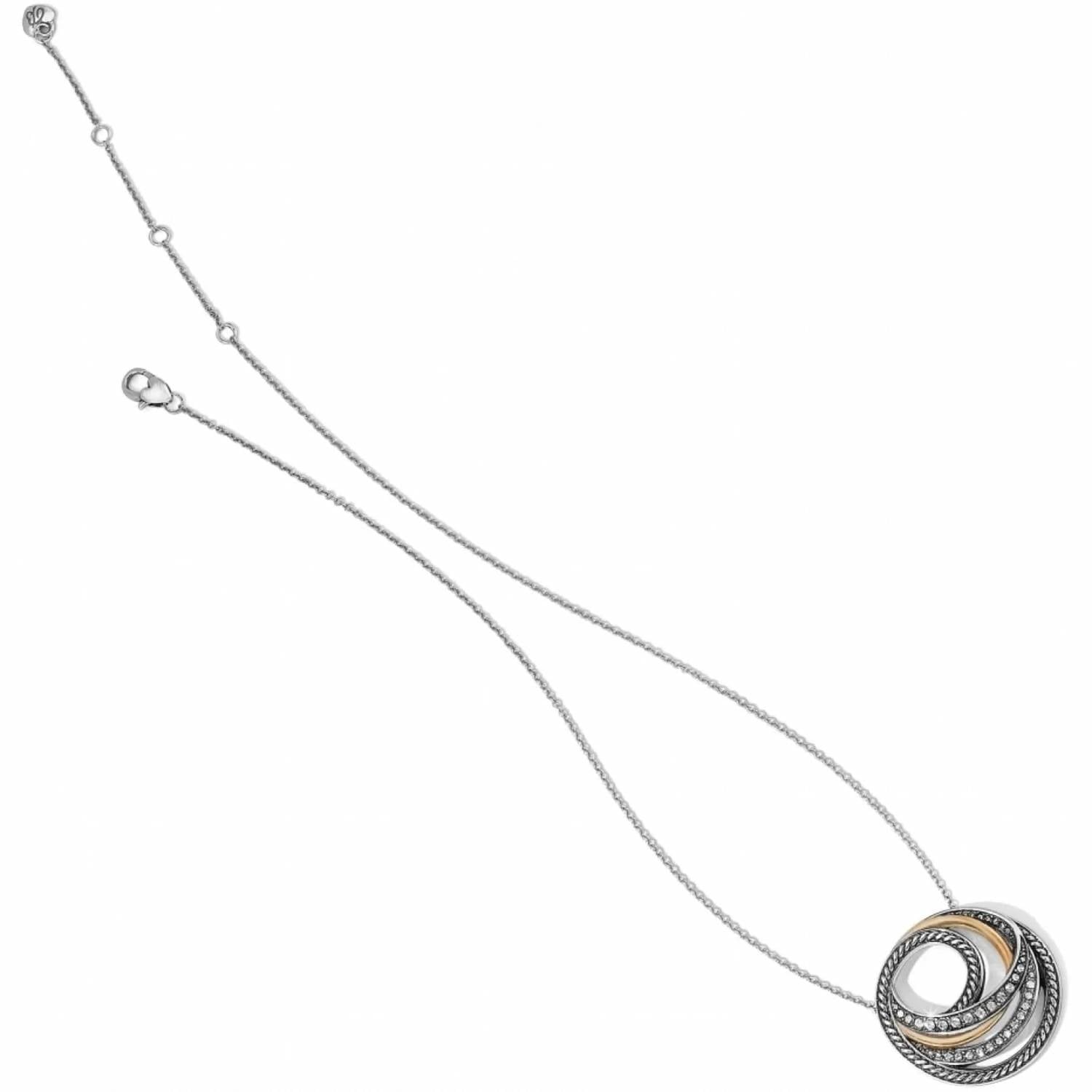 Brighton - Neptune's Rings Two Tone Short Pendant
