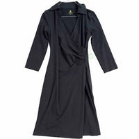 spartina 449 Women's Cristina Wrap Dress in black - women's dress