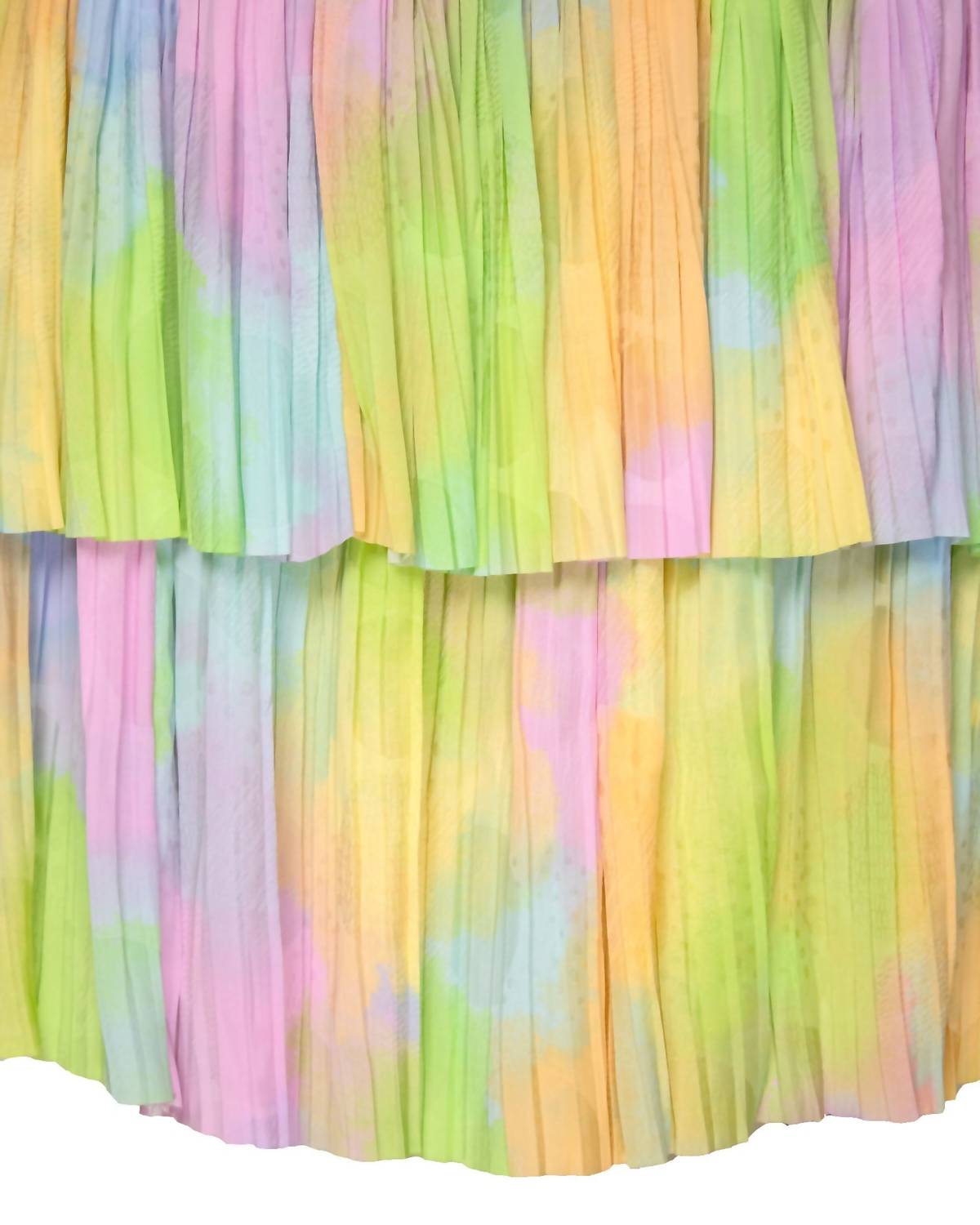 Current Air - Women's Cotton Candy Pleated Mini Skirt