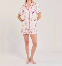 Katie Kime - Bluebird Day Shorts Pajama Set