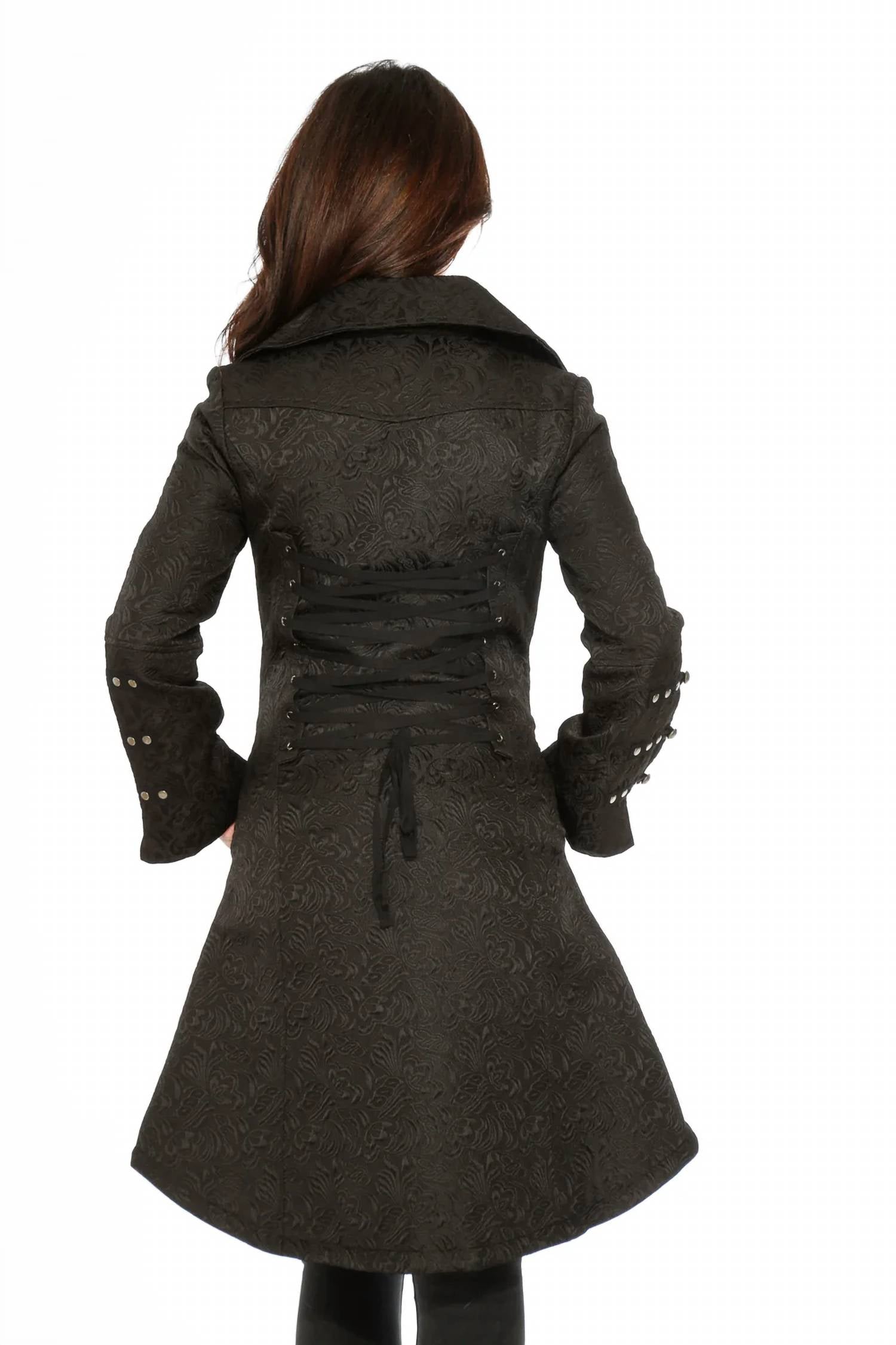 Orchid Bloom - Brocade Hilo Coat With Linen