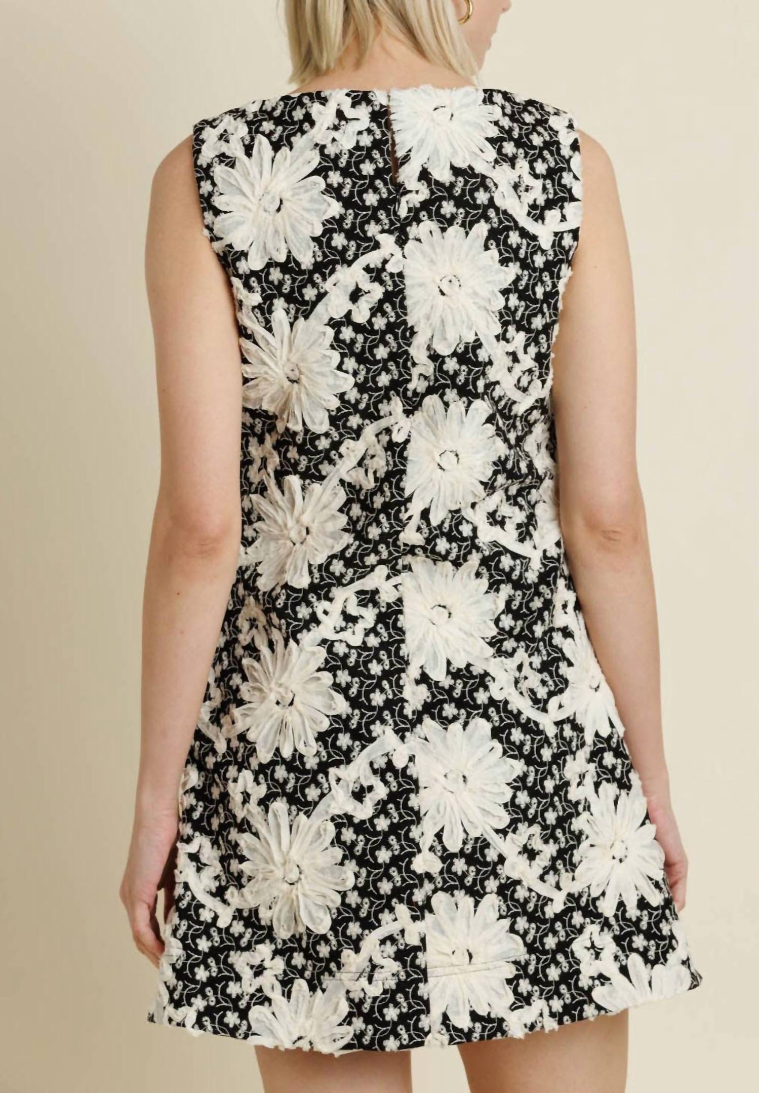 Aureum - Embroidered Twill Mini Dress