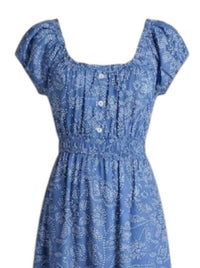 Sadie & Sage Women's Keepsake Midi Dress in blue - women's dress - detail view