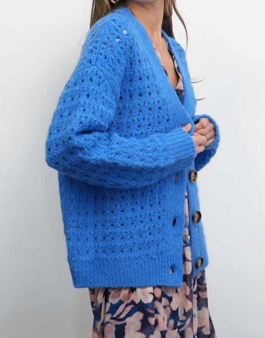 Greylin - Hudson Oversized Crochet Knit Cardigan