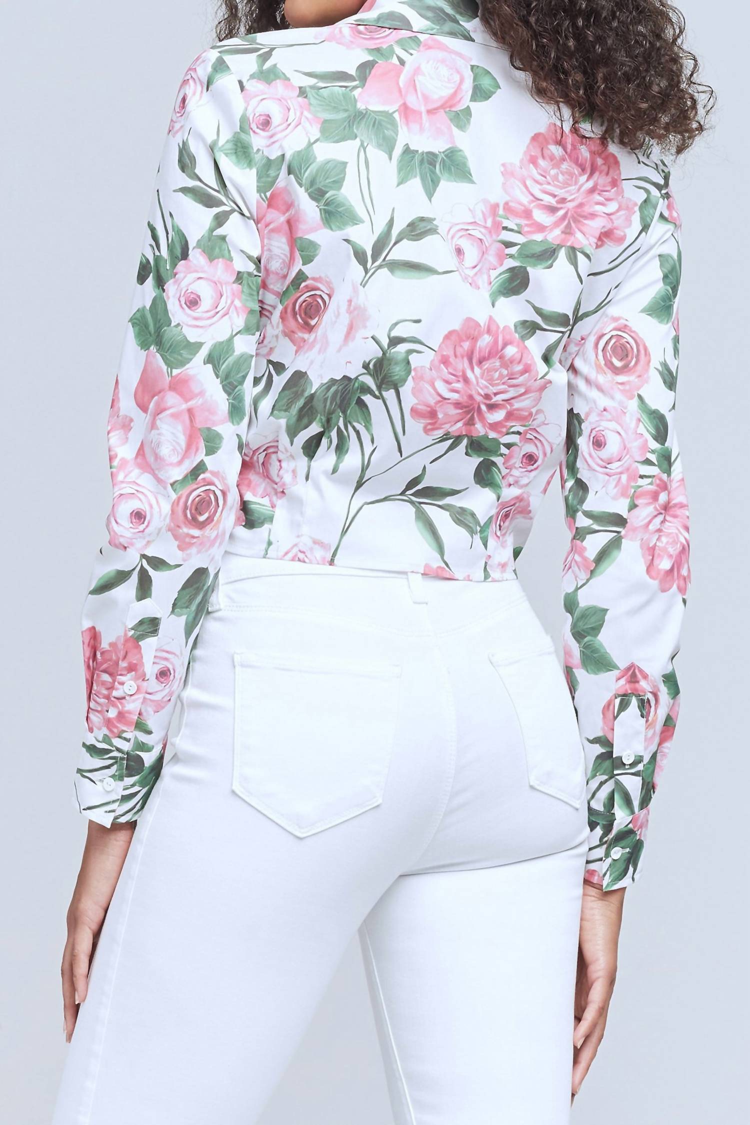 L'Agence - Gaia Tie Front Blouse