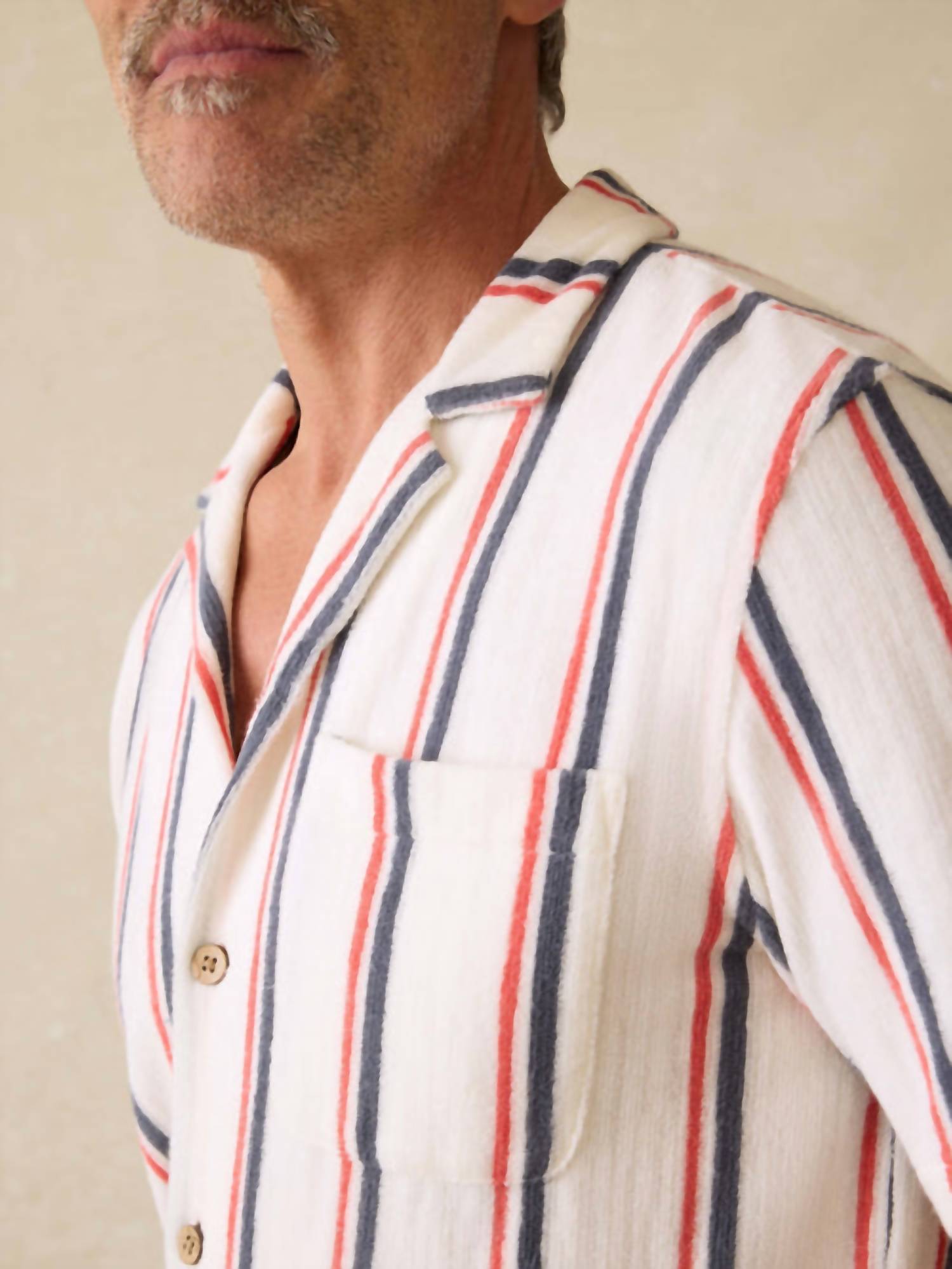 Faherty - Short Sleeve Cabana Towel Terry Shirt