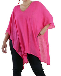 Umgee - V-neck Caftan Tunic