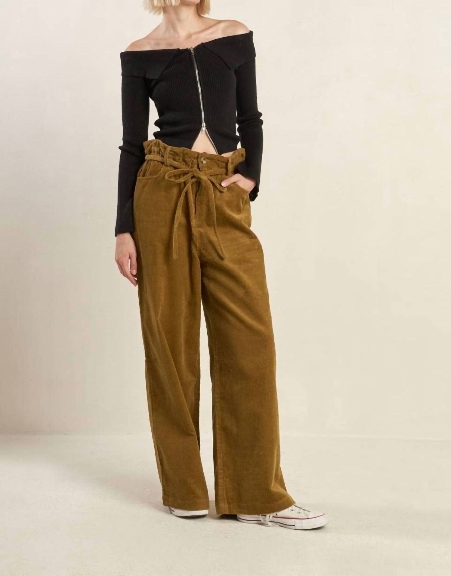 Flying Tomato - A Ribbed Sweater Top