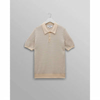 Wax London - Mini Geo Naples Short Sleeve Polo