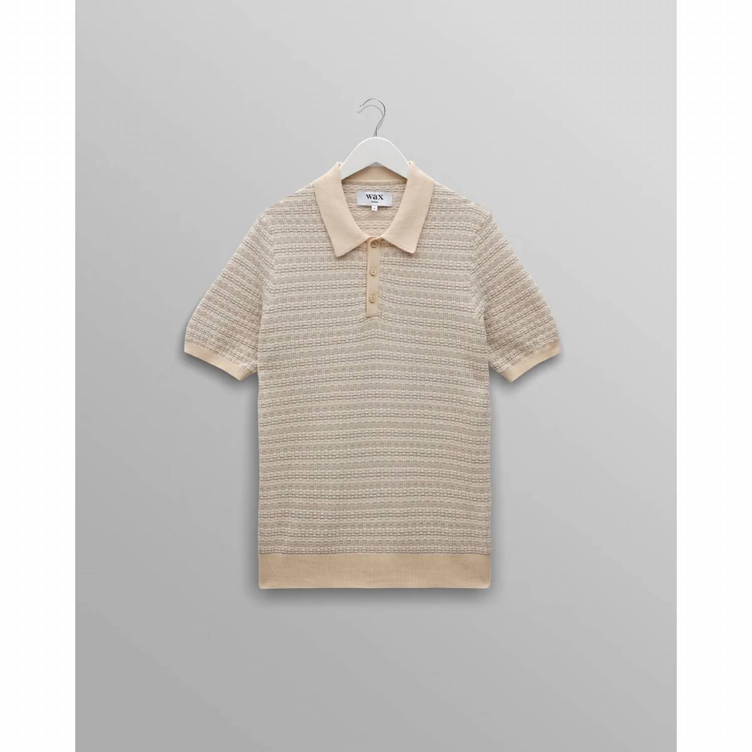 Wax London - Mini Geo Naples Short Sleeve Polo