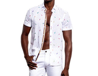 Eight X - Parrot Punch Foil Short Sleeve Shirt