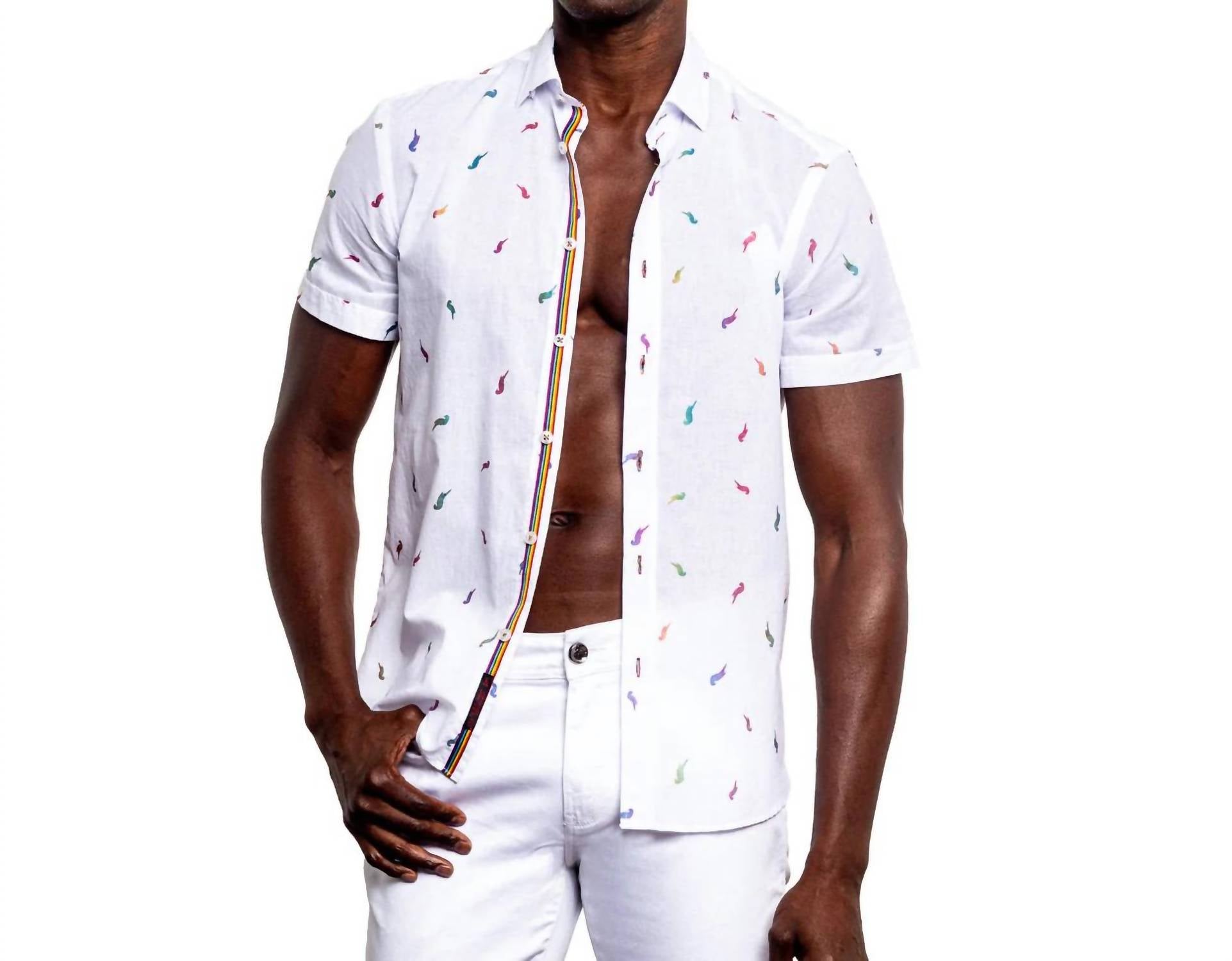 Eight X - Parrot Punch Foil Short Sleeve Shirt