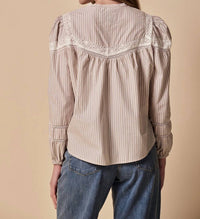 The Shirt - Pamela Shirt With Lace Insets