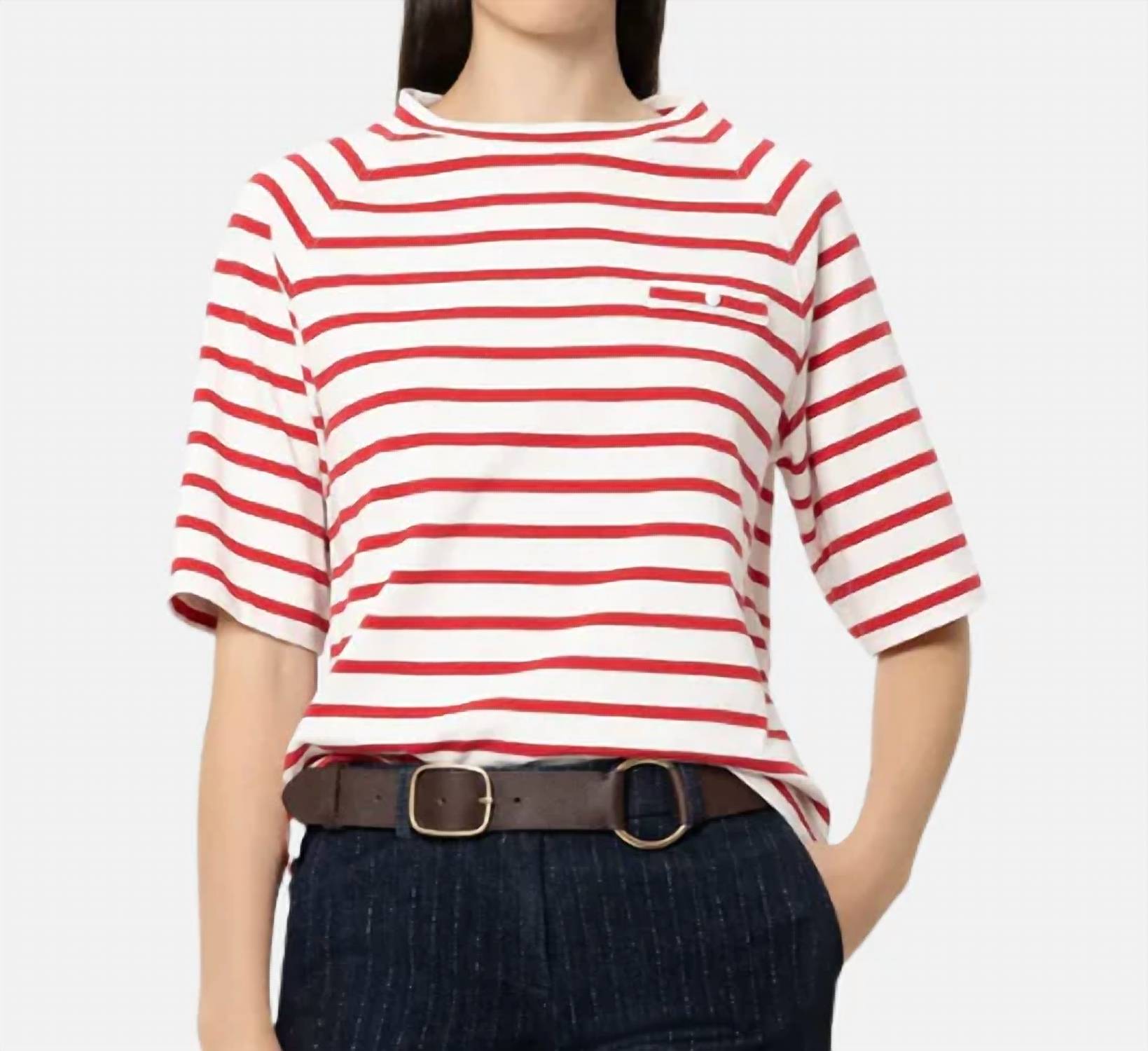 Luisa Cerano - Striped Short Sleeve T-shirt
