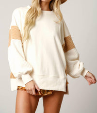 Peach Love - Oversized Sweatshirt