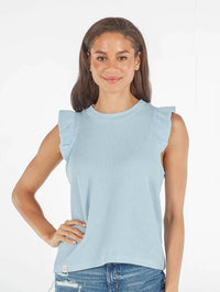 Simply Southern - Ruffle Knit Tee
