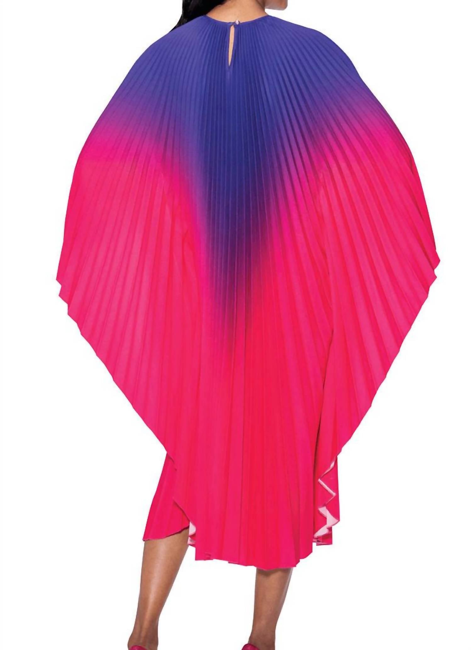 Divine Casuals - Radiant Majesty Pleated Casual Dress
