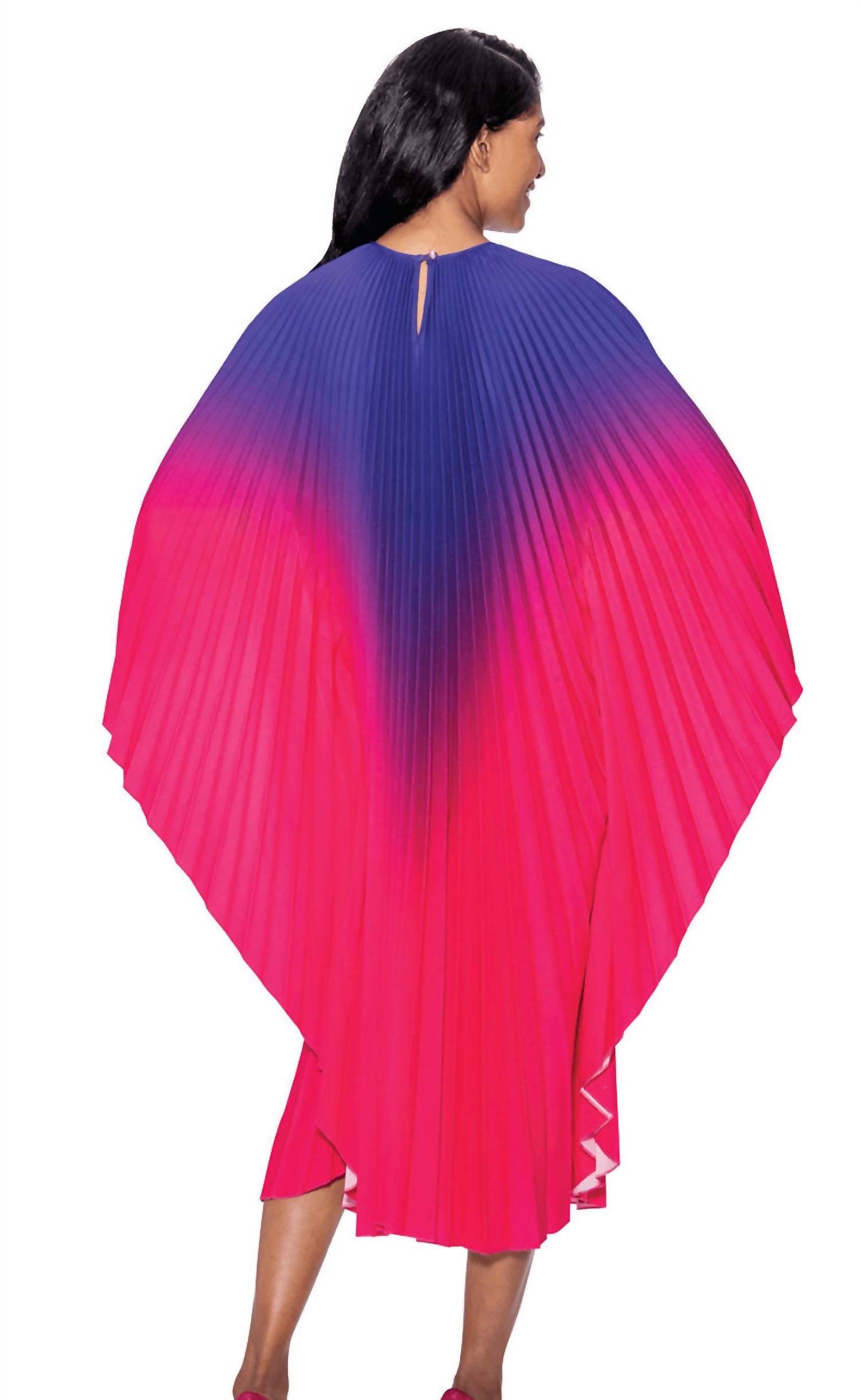 Divine Casuals - Radiant Majesty Pleated Casual Dress