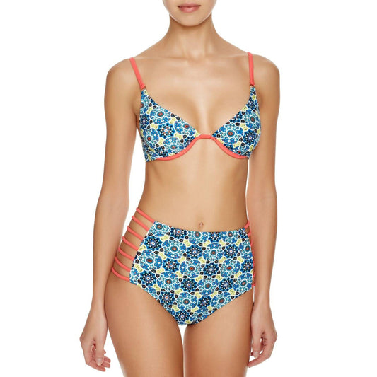 GYPSIANNA GEOMETRIC TRIANGLE CUP BIKINI TOP