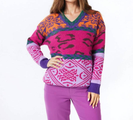 Sweater Jacquard Colored