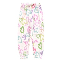 T2Love - Girl's Pastel Hearts Joggers