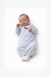 Bailey Boys Baby Boy's Reindeer Doxie Sac in light blue - kids' item - alternate view