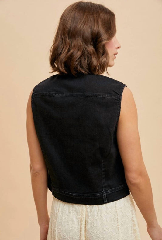 Anniewear - JORDAN STRETCH DENIM VEST