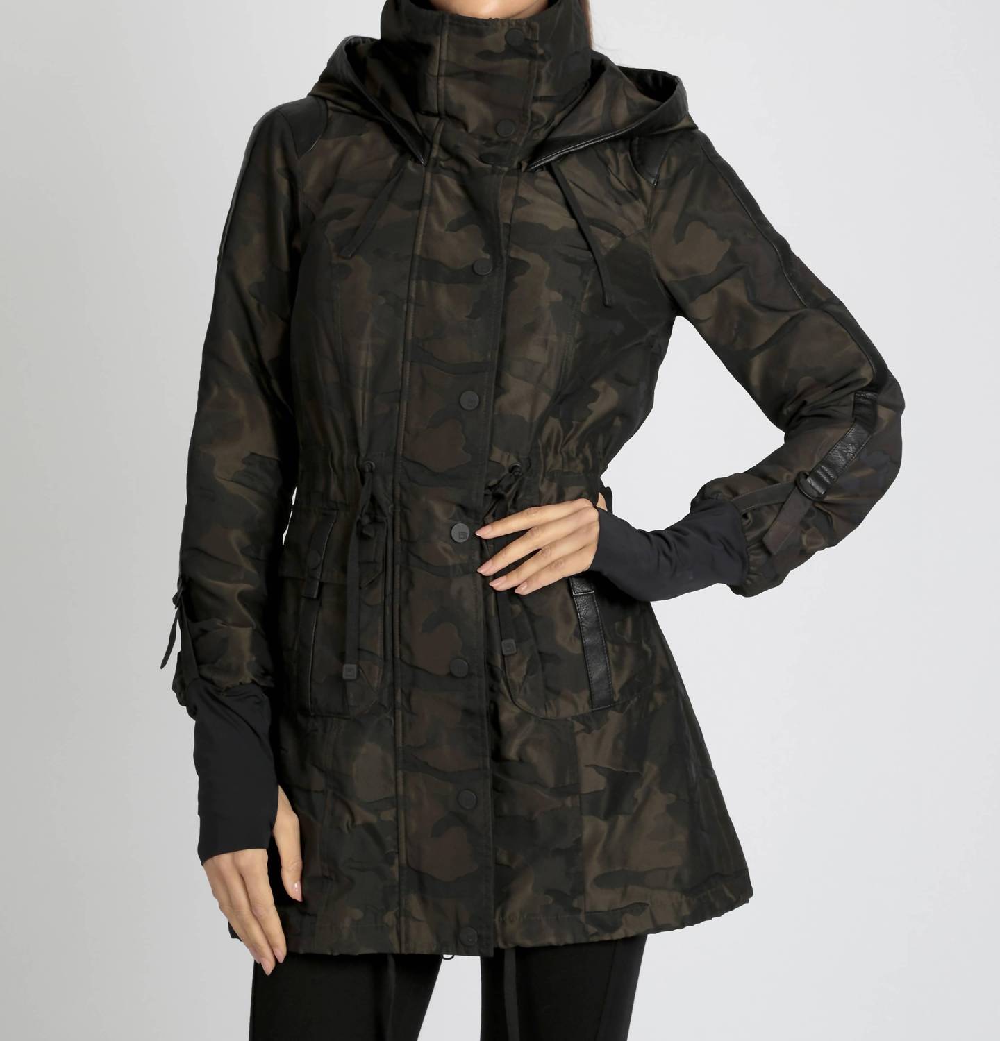 Blanc Noir - Women's Anorak Long Sleeves Jacket