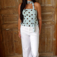 Tic Toc - The Macchiato Strapless Top