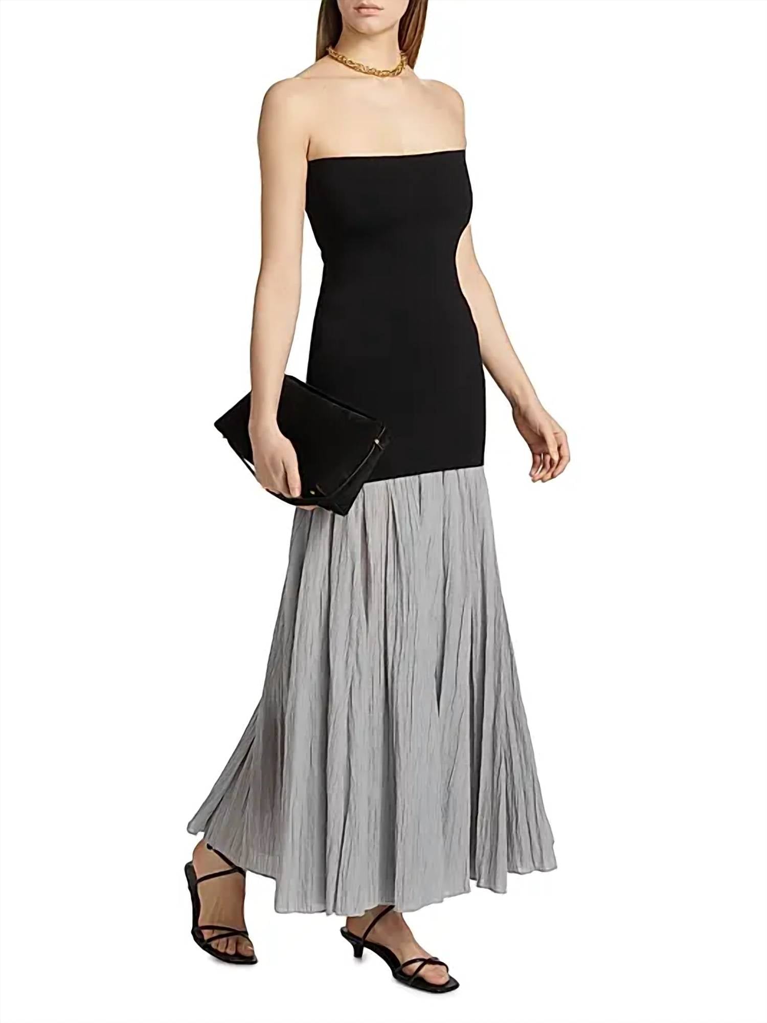 Toteme - Crinkled Plisse Maxi Skirt
