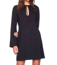Susana Monaco - Bell Sleeve Keyhole Tie Dress