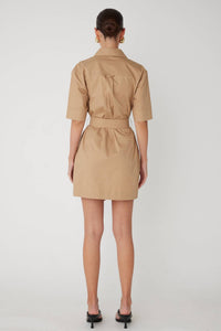 js71 Larsen Dress in khaki - women's dress - view 5