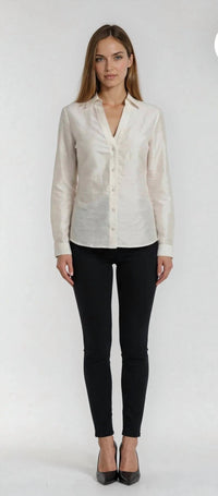 PATTY KIM Forever Shirt in white 1 - women's shirt - alternate view