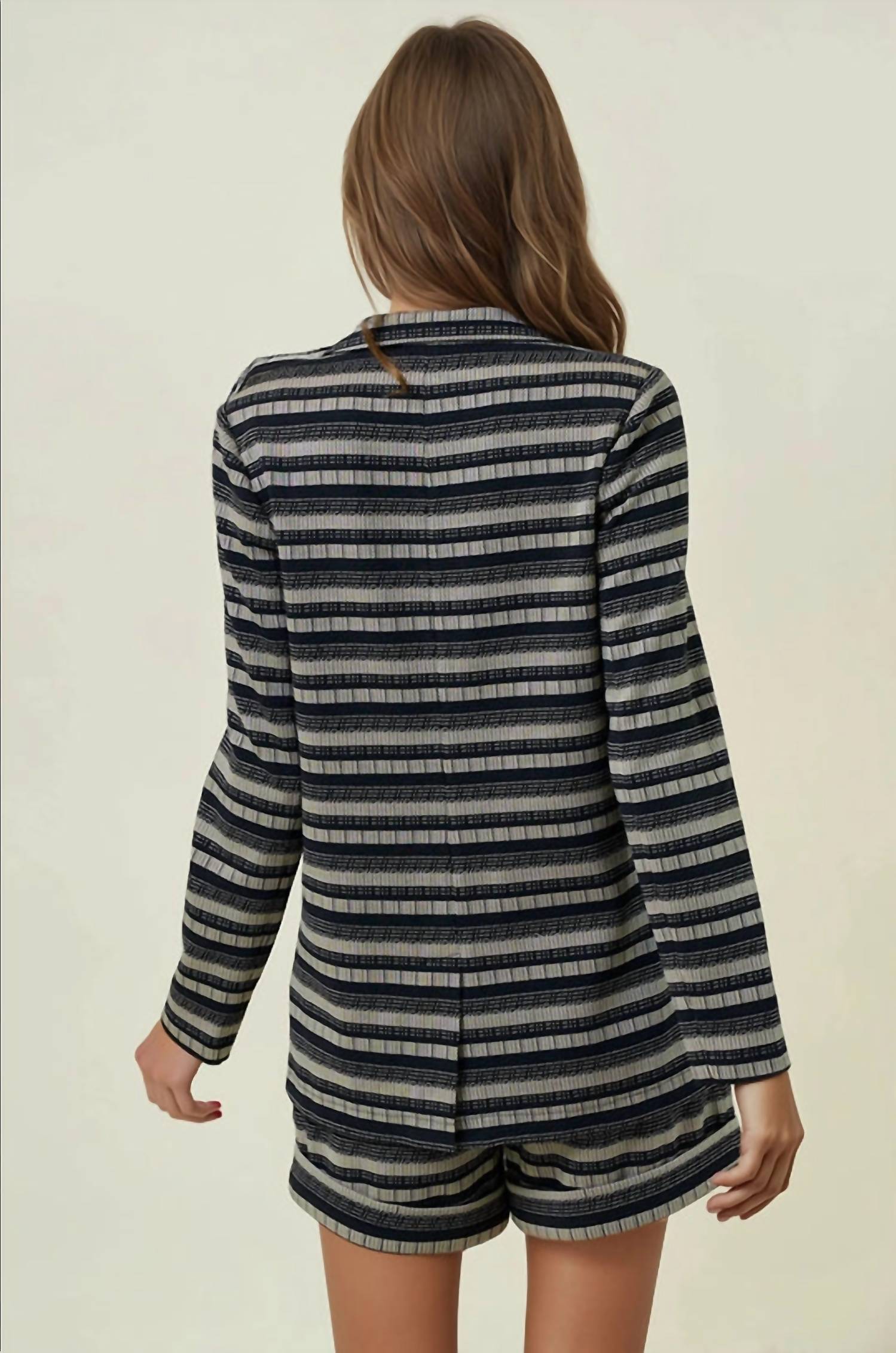 Doe And Rae - The Parisian Stripe Jacket