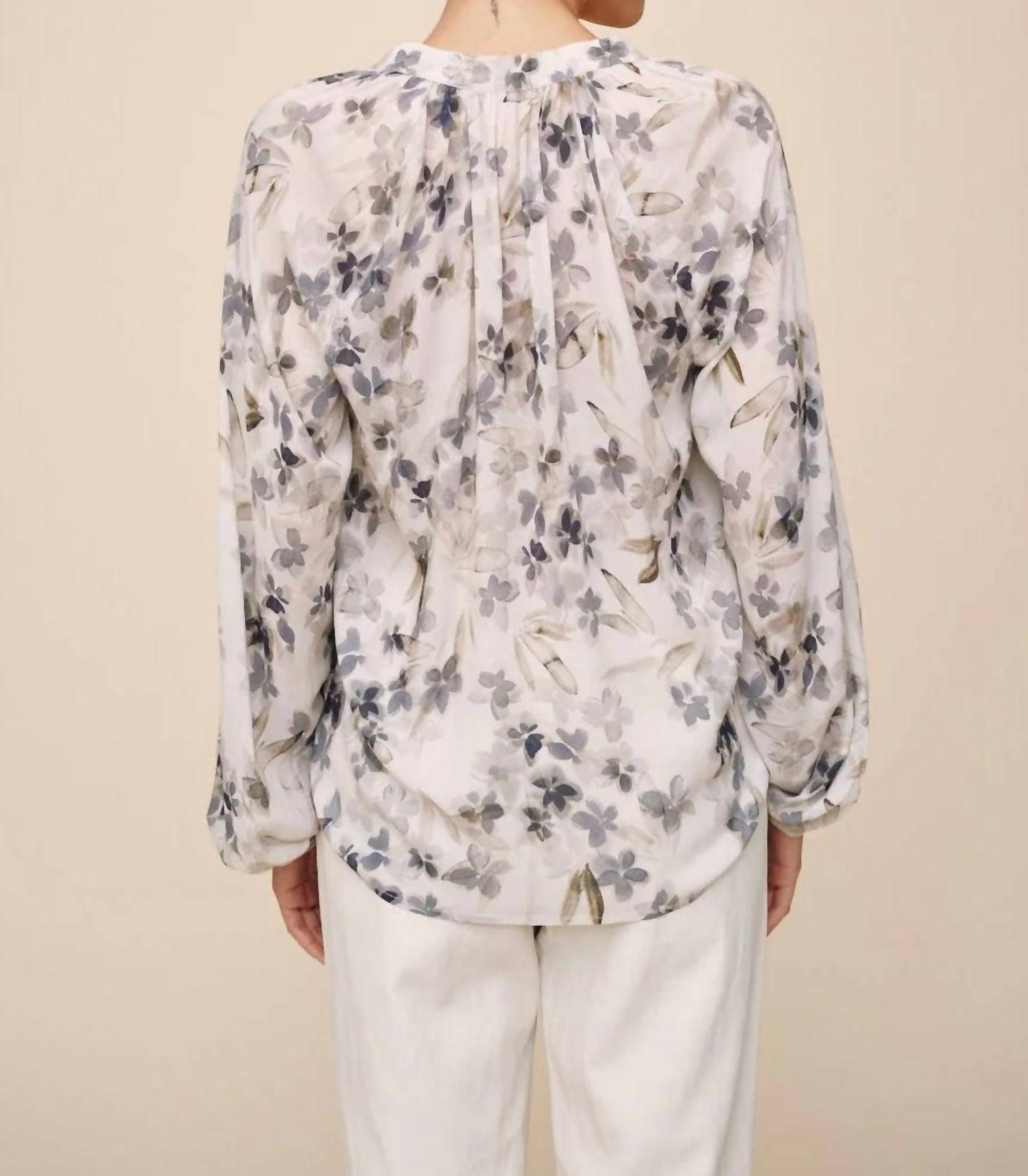 Bella Dahl - Long Sleeve Shirred Raglan Shirt