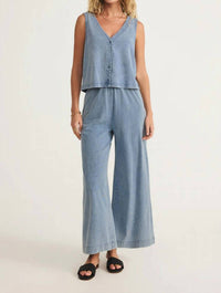 Z Supply - Solace Jersey Denim Top