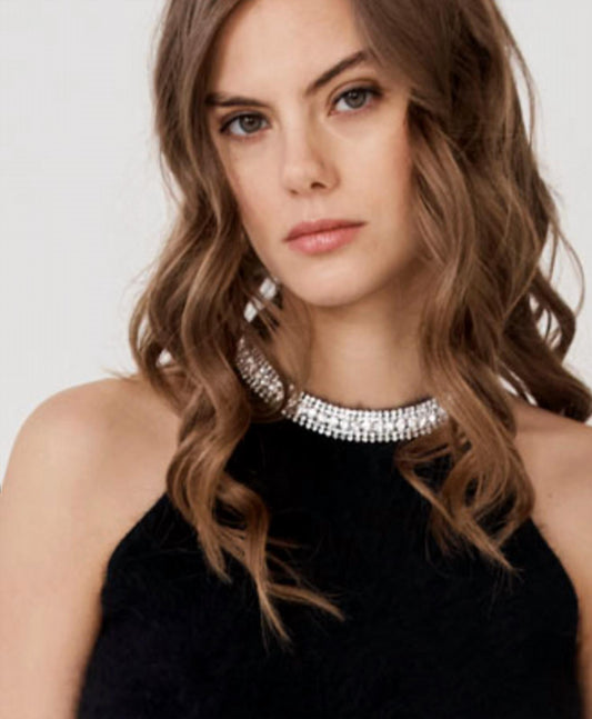 Autumn Cashmere - Cashmere Banded Necklace Halter Top