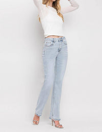 Lovervet - 90's Vintage Super High Rise Straight Jeans