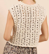 Sadie & Sage - Goldie Knit Sleeveless Sweater