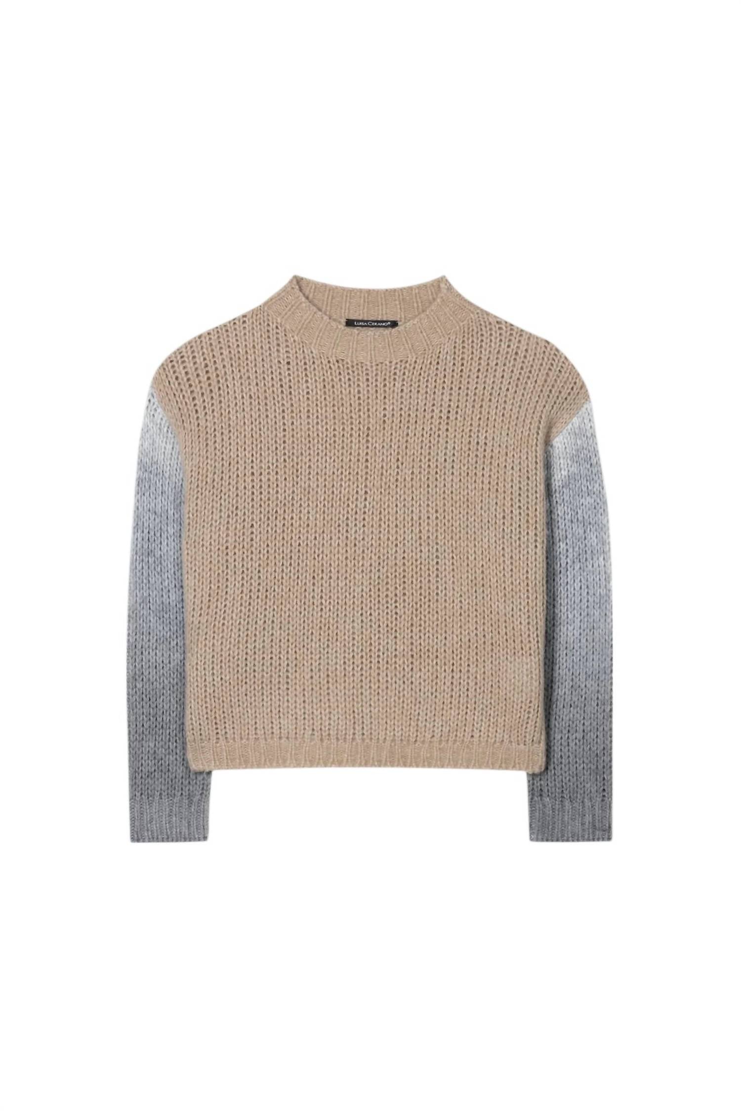 Luisa Cerano - Sweater with Spray Effect