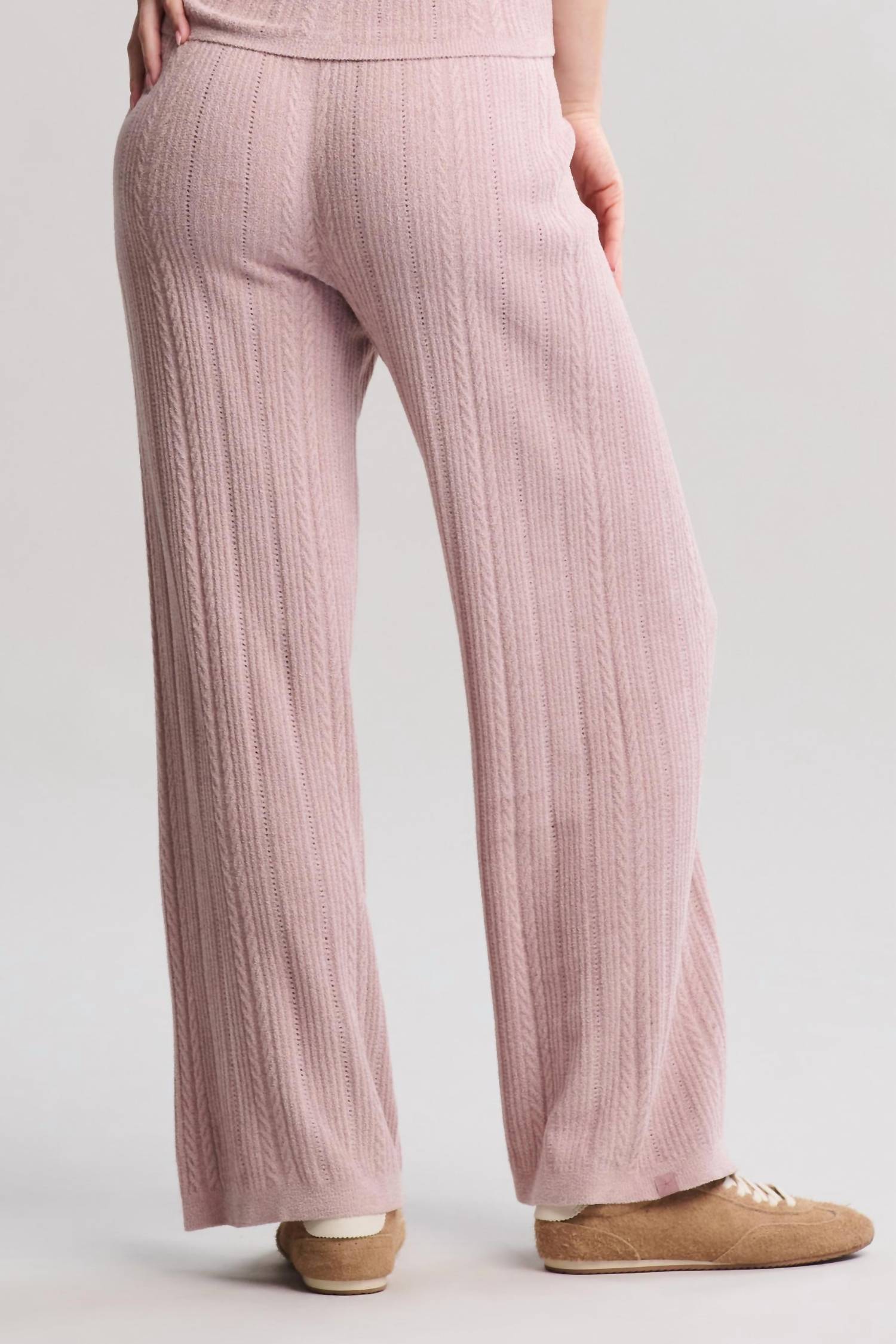 Barefoot Dreams - Cozychic Ultra Lite Cable Knit Ankle Pant