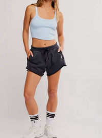 Free People - Knockout Mid Rise Shorts