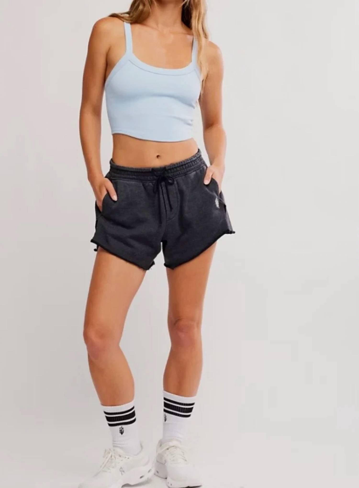 Free People - Knockout Mid Rise Shorts