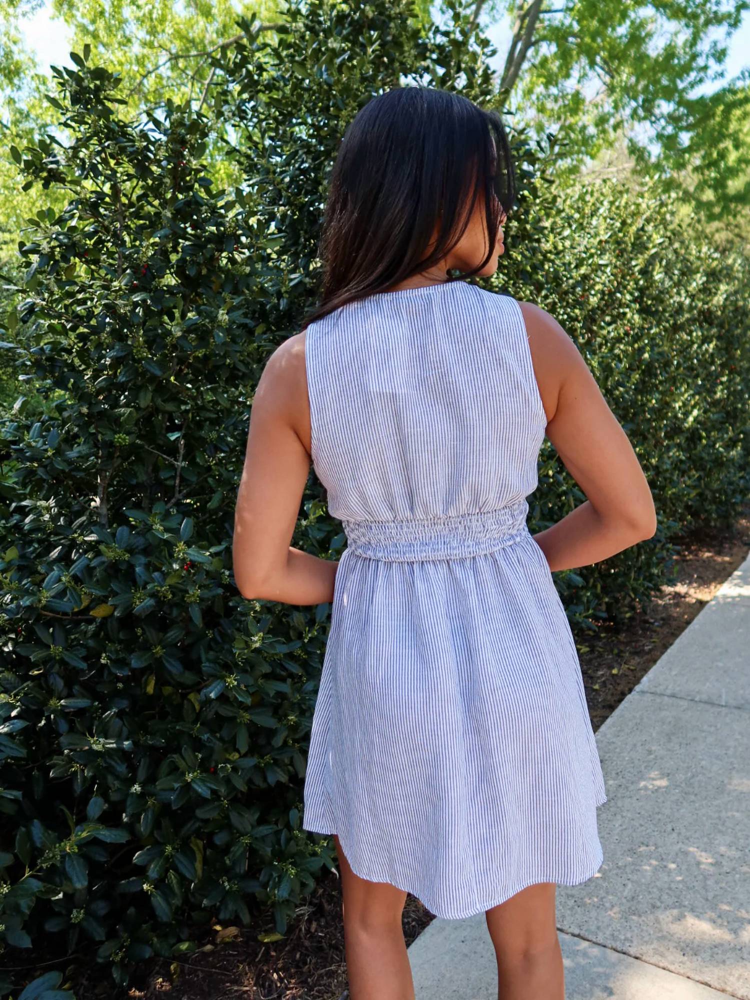 Sadie & Sage - Garden Sun Tie Mini Dress