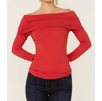 Free People - Iris Off The Shoulder Long Sleeve Top