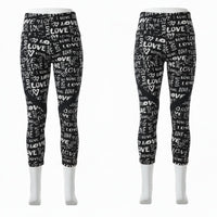 BBrazil Clothing Love Capri Leggings in black - women's pants - detail view