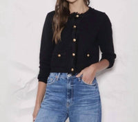 Able - Frayed Edge Cardigan Jacket