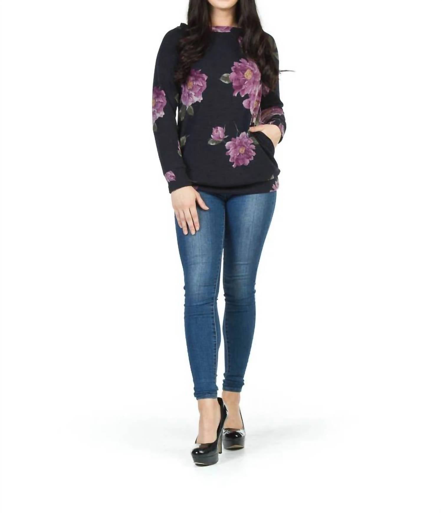 Papillon - Floral Sweatshirt