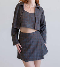 Glee + Co - Wool Wrap Mini Skirt