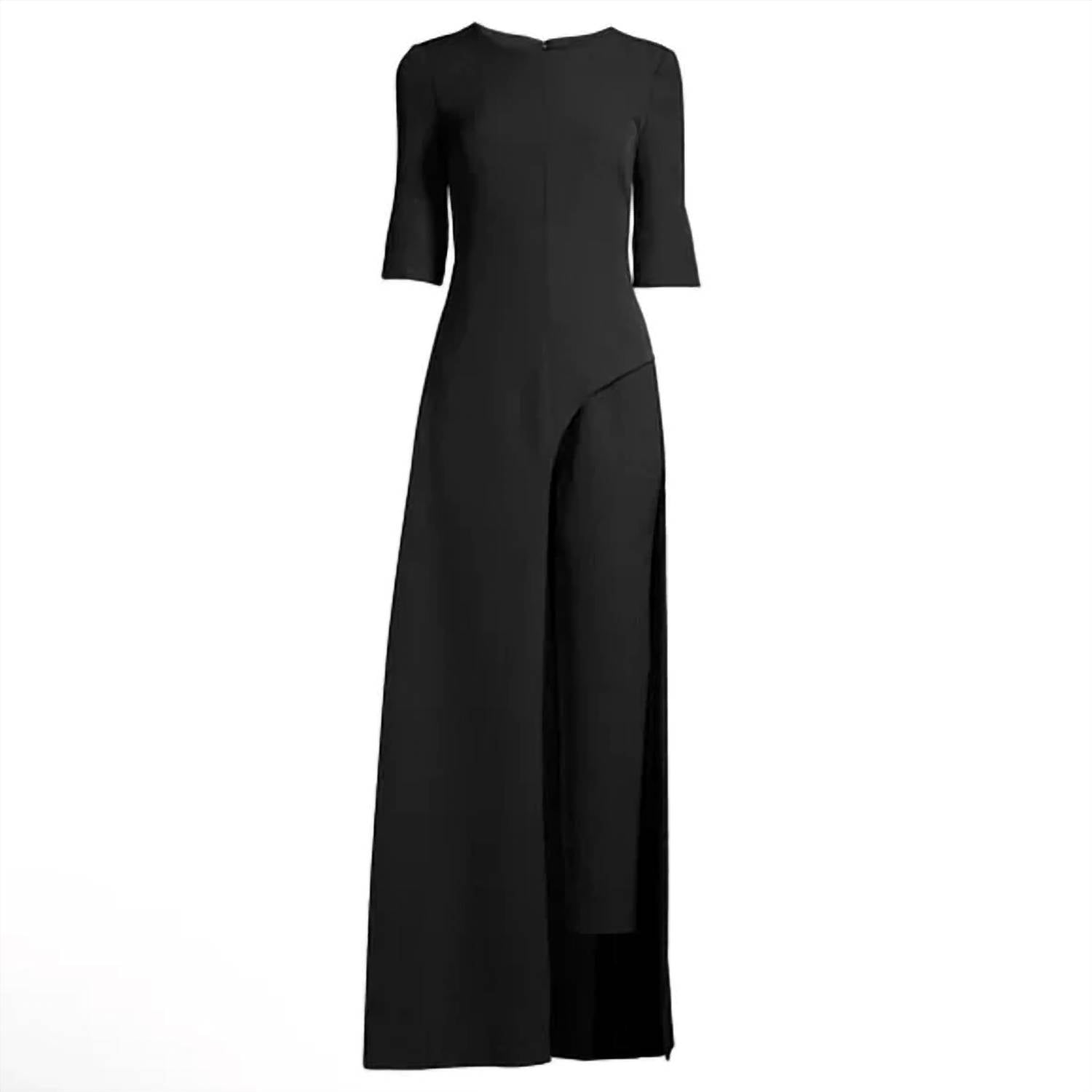 Kay Unger - Davina Romper Walk Thru Jumpsuit Dress